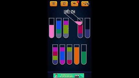 Water Sort Puzzle - Color Liquid Sorting Game Level 354 Solution