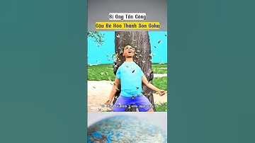 Bị ong tấn công, cậu bé hoá thành Son Goku #shorts