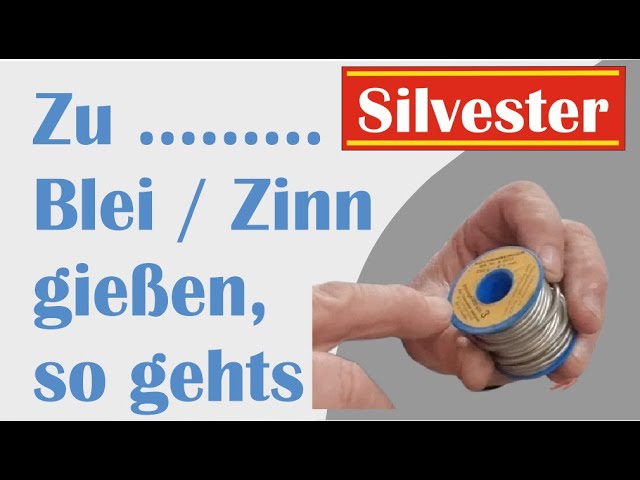 Zinngießen an Silvester: So funktioniert's