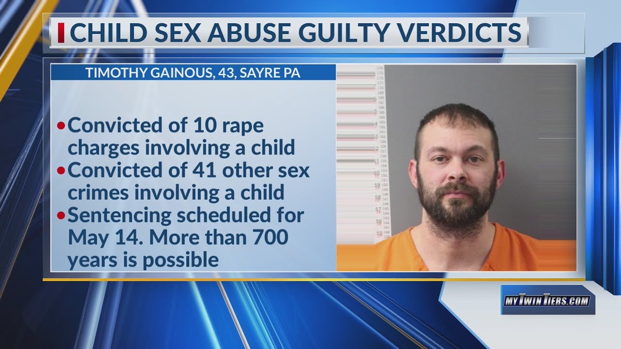 Sayre man found guilty of numerous child sex crimes on Tuesday - YouTube