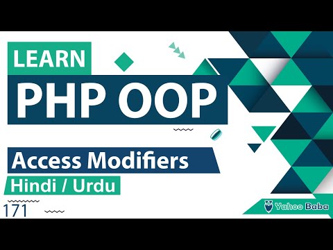 PHP OOP Access Modifier Tutorial in Hindi / Urdu