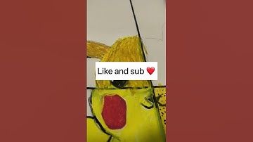 One drawing, but 4 different styles REALISM✨ *Pikachu🌸|part3 #shorts