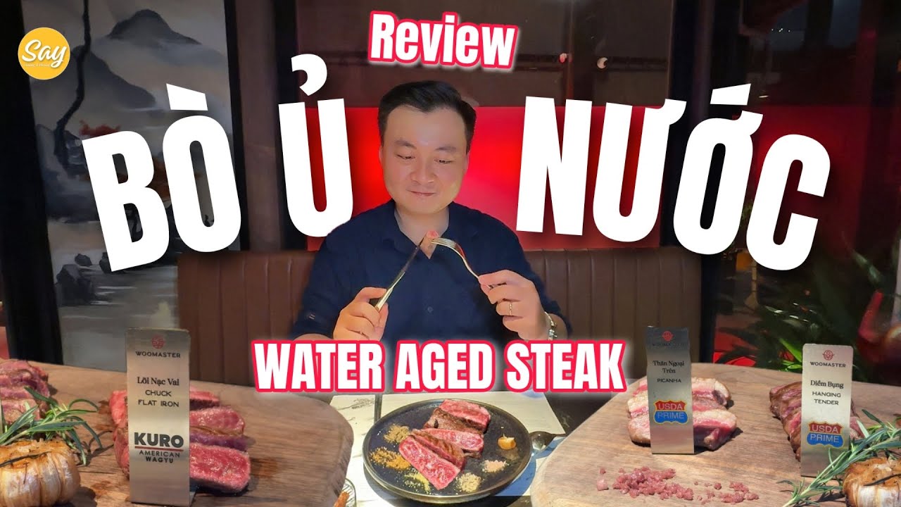Review WOOMASTER - Water Aged Steakhouse Đầu Tiên Tại Sài Gòn | Trải Nghiệm Thượng Lưu Giá Trung Lưu