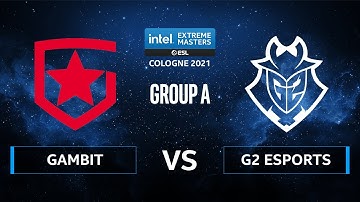 CS:GO - Gambit Esports vs. G2 Esports [Inferno] Map 3 - IEM Cologne 2021 - Group A