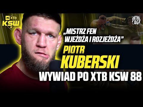 "Oczywiście, że tak!" - Piotr KUBERSKI znokautował LEŚKĘ i jest gotowy na walkę o pas po KSW 88