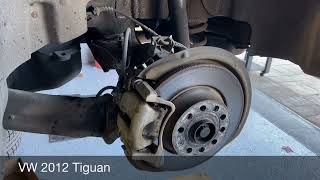 2012 VW Tiguan - Rear Electric brakes with Pads and Rotors replacement