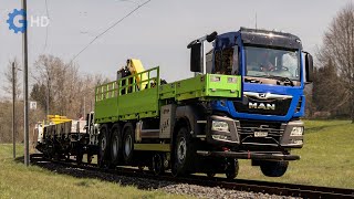 THE MOST ADVANCED MAN SPECIAL TRUCKS YOU HAVE TO SEE ▶ RAIL TRANSPORTER TRUCK