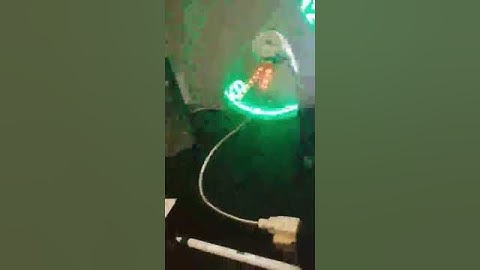 Mini USB Powered LED Cooling Flashing Real Time Display Function Clock Fan