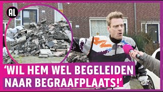 ZIEN: Woeste Bas dumpt mega-lading troep in tuin wanbetaler!