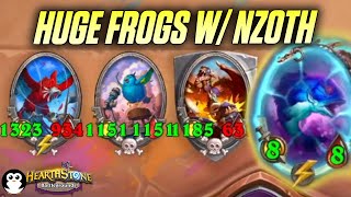 Frogs get HUGE with Nzoth | Hafu HS Battlegrounds