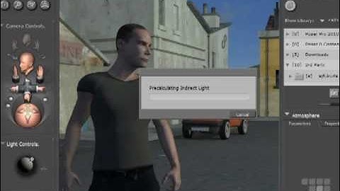 Poser - Creating Atmosperic Effects  - Poser 8 - Poser Pro 2010 Tutorial