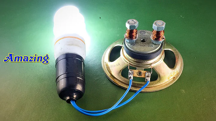 Amazing Free Energy Generator By Speaker Magnet Activity 100% At Home