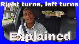 Driving Lesson on Turning Right and Left