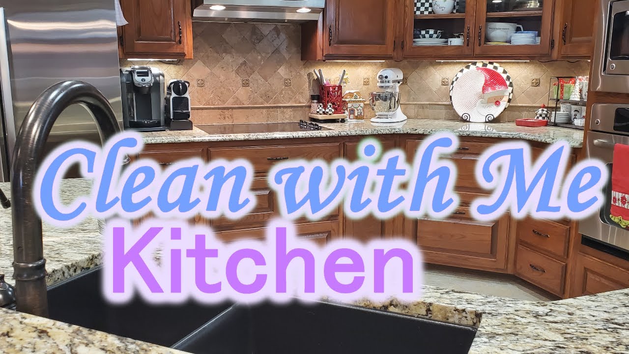 KITCHEN CLEAN WITH ME // CLEANING MOTIVATION // DEEP CLEAN - YouTube