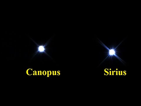 Download Canopus vs Sirius: Brightness comparison [10 inch telescope]