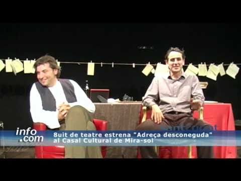 8uit de Teatre estrena "Adrea desconeguda" al Casa...