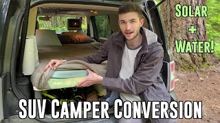 SUV Camper Conversion Tour | FORD FLEX | Electrical System, Water, Solar