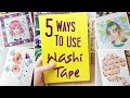 5 Ways to Use Washi Tape in Art: A Few More Ways to Fill a Sketchbook