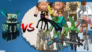 Maximal Warden vs Every Mutant Mobs Battle in Minecraft-All Mutant  VS Maximal Warden