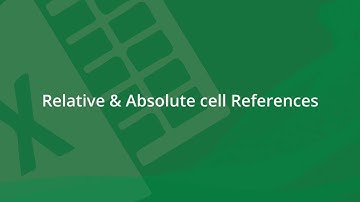 Easy to Learn Relative & Absolute cell References
