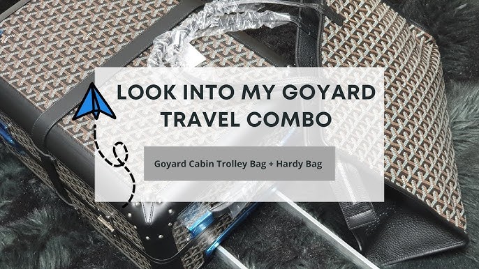 Goyard Trolley in Grey  Goyard, Goyard luggage, Goyard bag