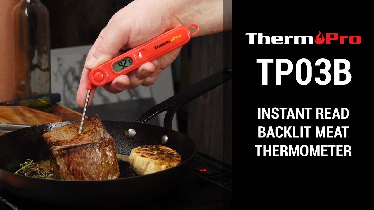 ThermoPro TP03 Digital Meat Thermometer for Cooking Kitchen Food +