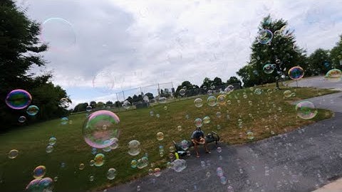Bubbles & Silly String: an ultra slow motion FPV drone video (GoPro 10 Bones 2.7k 240fps)