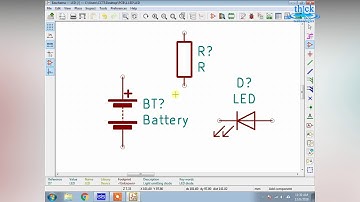 PCB Schematic Editor in KiCAD (Tamil)