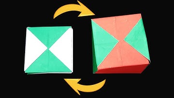 DIY ORIGAMI MAGIC CUBE / Origami magic cube instructions step by step