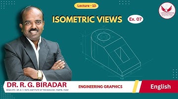 Isometric View Basics for Architects and Engineers, Example 07 | Lecture 13 #labtech #ramdasbiradar
