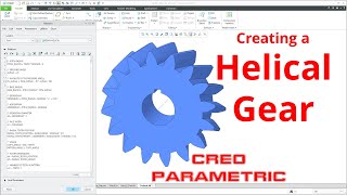 Creo Parametric - Helical Gears | Demo