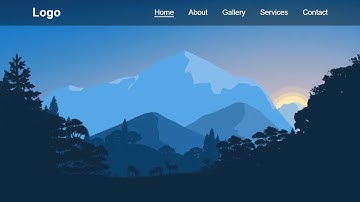 Create a Simple Navigation Bar Using HTML and CSS | Website Header Design Using HTML and CSS