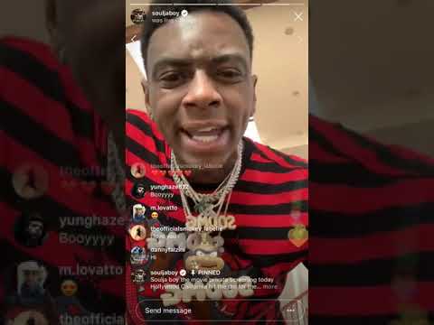 Soulja Boy Wild Out on Instagram Live! “Biggest Comeback” Throws shots at Tyga