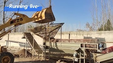 Dry Sieve cassava washing machine cassava processing machine cassava cleaning machine