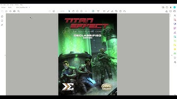 Titan Effect RPG Declassified Edition Interactive PDF