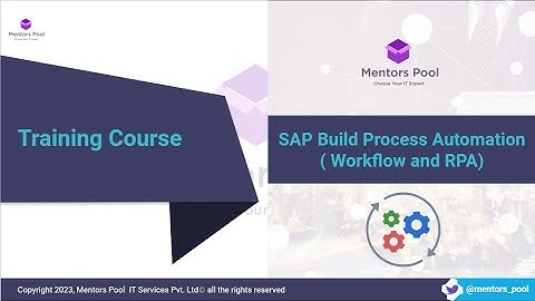 SAP Build Process Automation Training 2025 | Workflow Automation & BTP RPA Tutorial