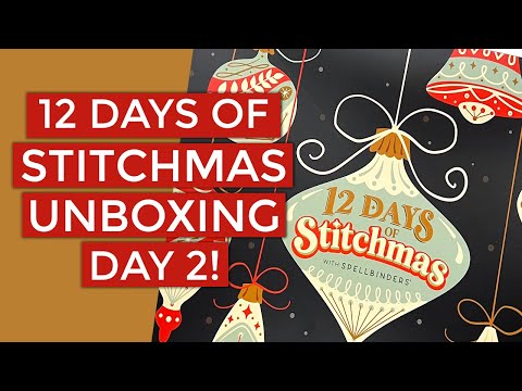 Spellbinders, 12 days of Stitchmas 2023 – Day 8