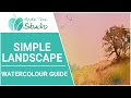 How to Paint a Simple Watercolour Landscape | Watercolour Wash Techniques