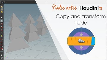 Copy and Transform node - Houdini 18 (Nodes notes)