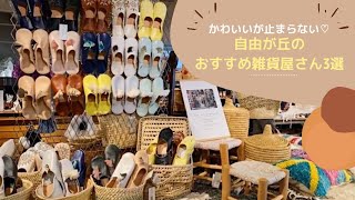 【東京vlog】自由が丘で雑貨屋巡り！素敵な家具・食器・ラグなど、引っ越し前に訪れたいお店を一気にご紹介！