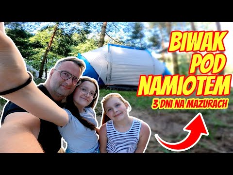 Biwak pod namiotem.