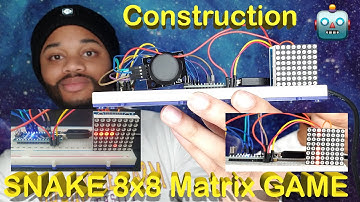 Arduino 8x8 Matrix Snake Game With The Code