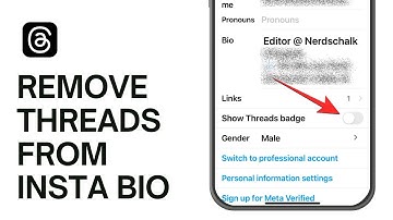 How to Remove Threads from Instagram Bio