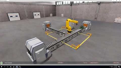 EasyPLC Machine Simulator Using Studio 5000 Rslinx OPC | Robot Cell Example