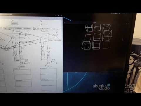 Interactive Audio/Visuals with PureData/Gem/Games Controller
