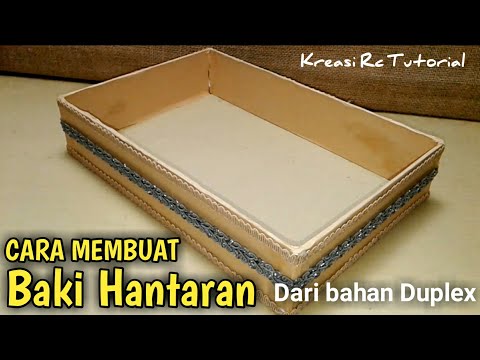 Video: Cara Membuat Baki Bank