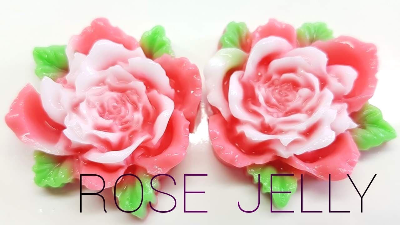 How to make Rose Flower Jelly with Silicone Mold I How To Jelly