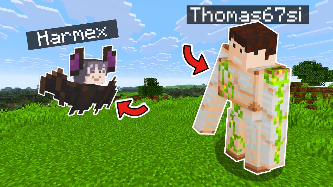 Remorphed Minecraft Finir MINECRAFT mais on se TRANSFORME en MOBS ! (défi mod remorphed ...