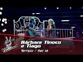 Bárbara Tinoco e Tiago Nacarato - "Tempo/Sei Lá" | The Voice Portugal