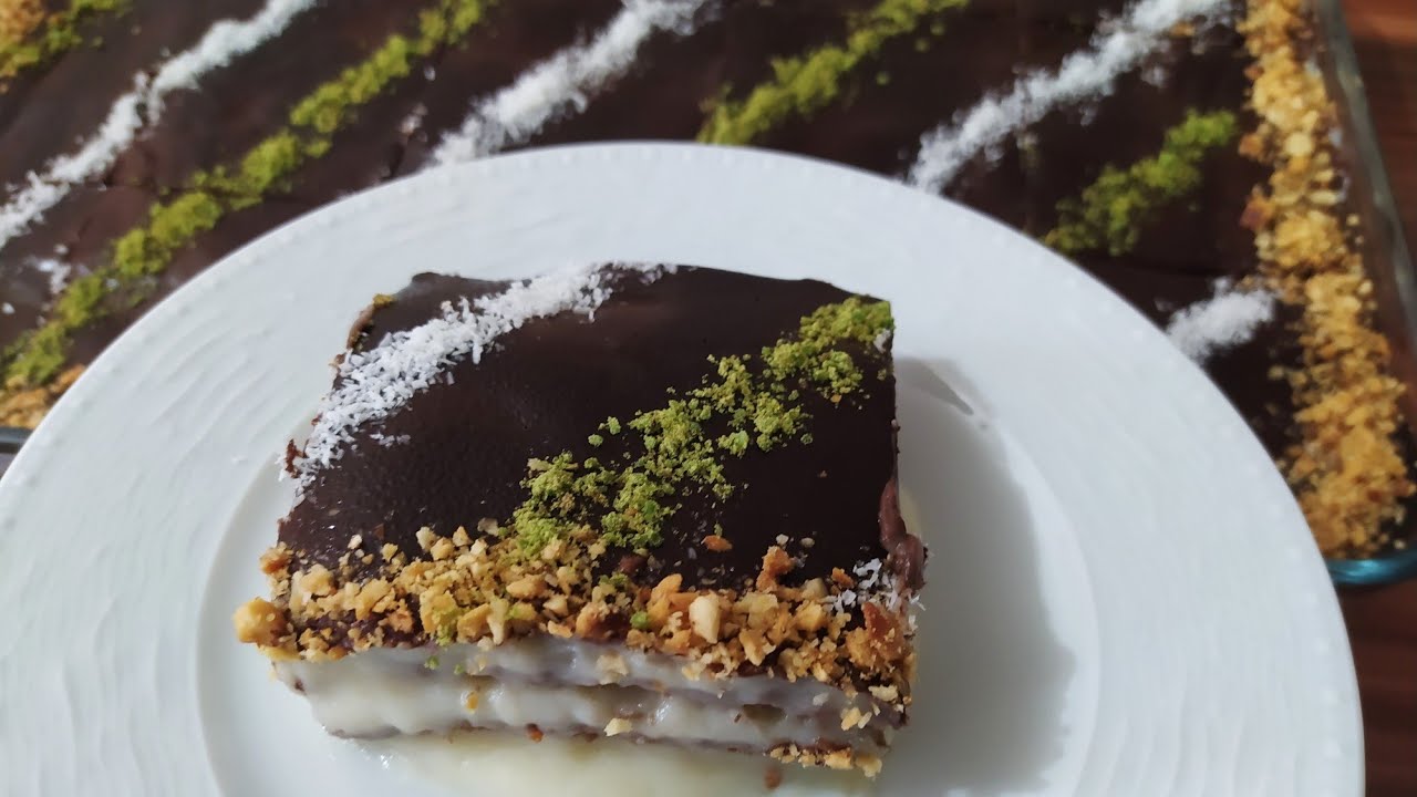 ÇİKOLATALI 🍫 BİSKÜVİLİ PASTA 🥧🥧 NASIL YAPILIR 🥧 ️👌 YouTube